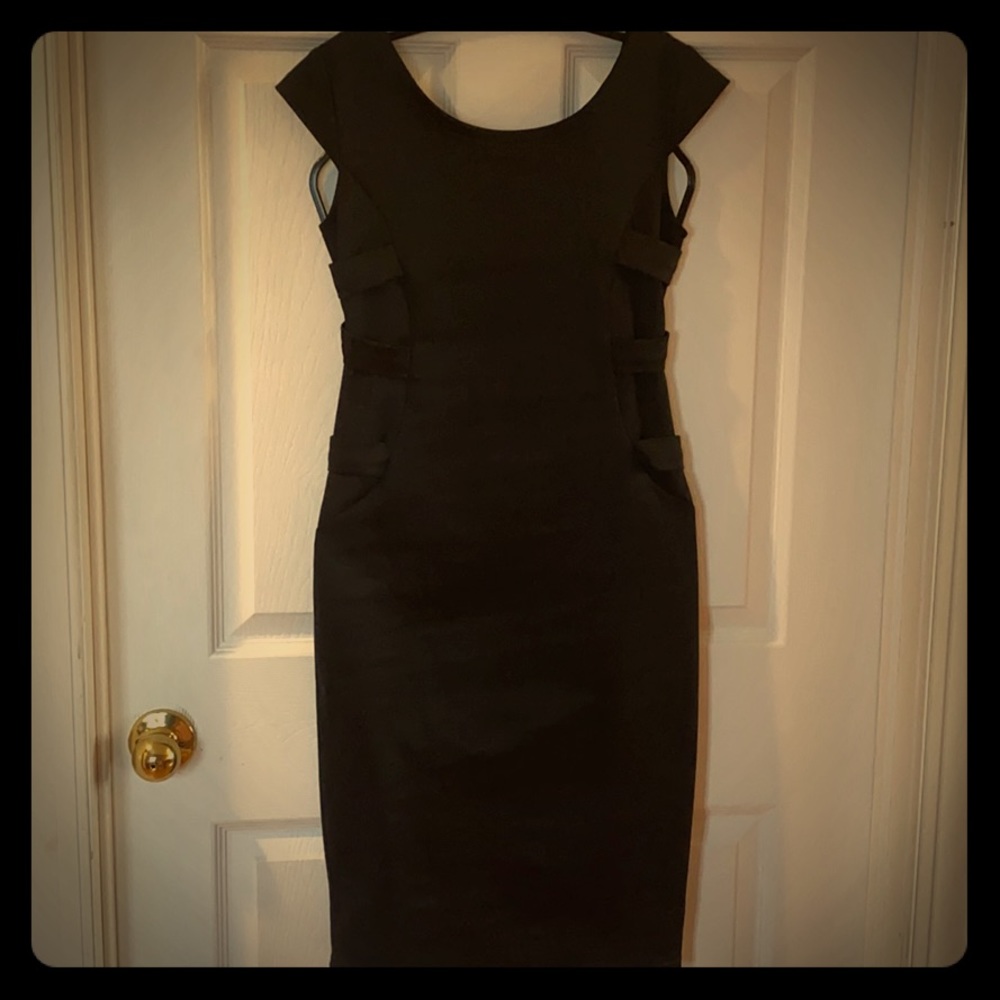 Black cocktail dress